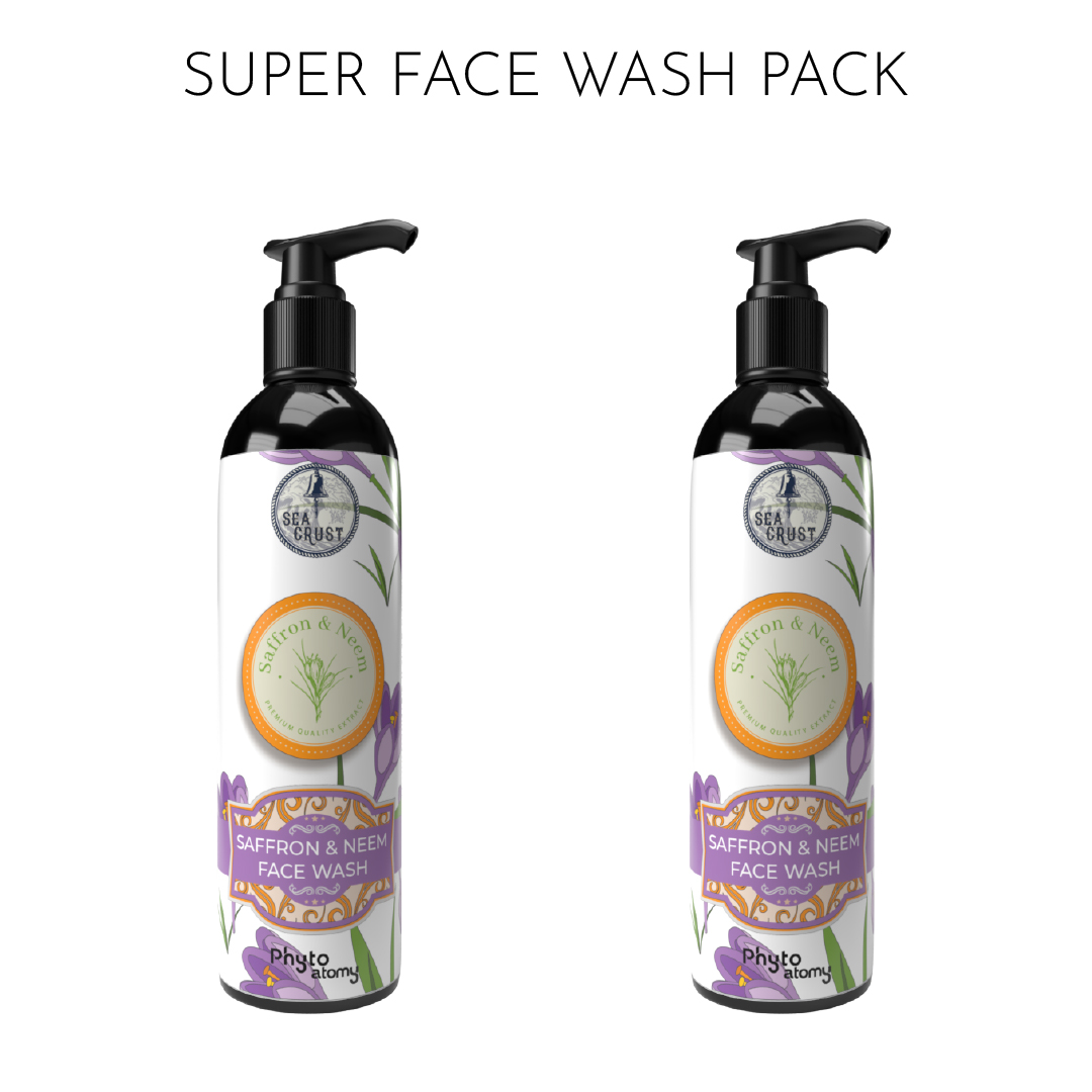 Pack of Two Saffron & Neem Face Wash (200 Ml)